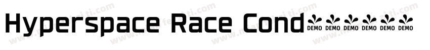 Hyperspace Race Cond字体转换